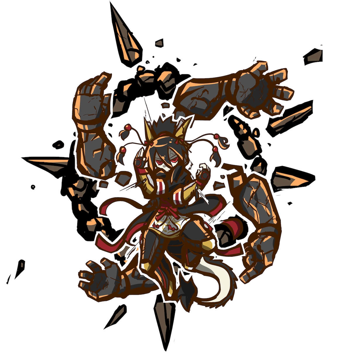 和洋折衷かわいい・かっこいいキャラクターを描きます 海外からのご依頼経験あり！和洋折衷キャラを求める方へ イメージ5