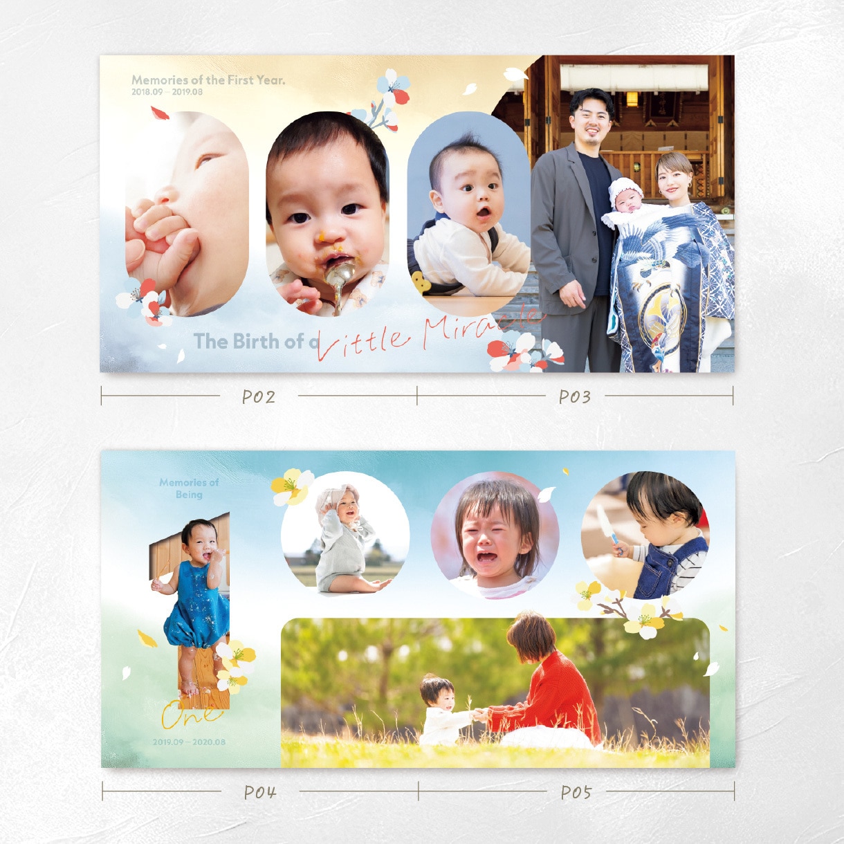 卒園記念のフォトブックつくります ハードカバーのコンパクトでかわいいフォトアルバム イメージ7