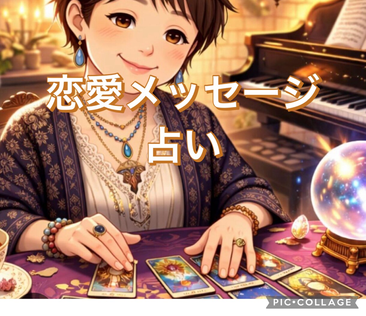 恋愛についてのタロット鑑定します 迷いや不安をやさしくメッセージでお届けします イメージ1