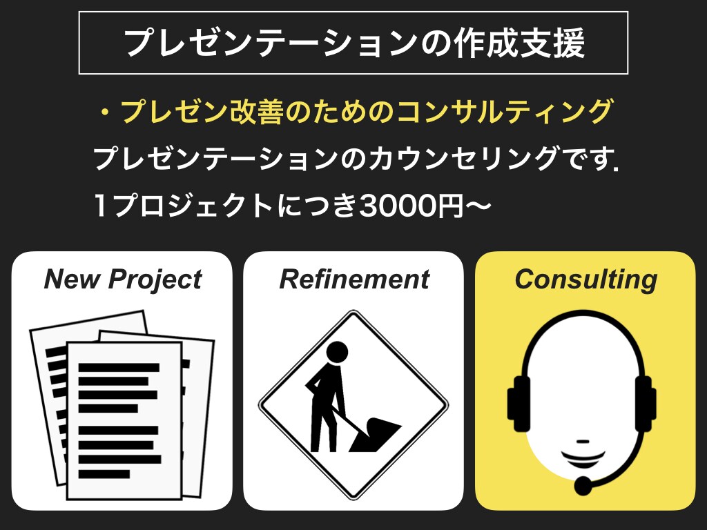 プレゼンテーションのお悩み解決します プレゼンの新規作成，ブラッシュアップ，コンサルティング業務 イメージ7