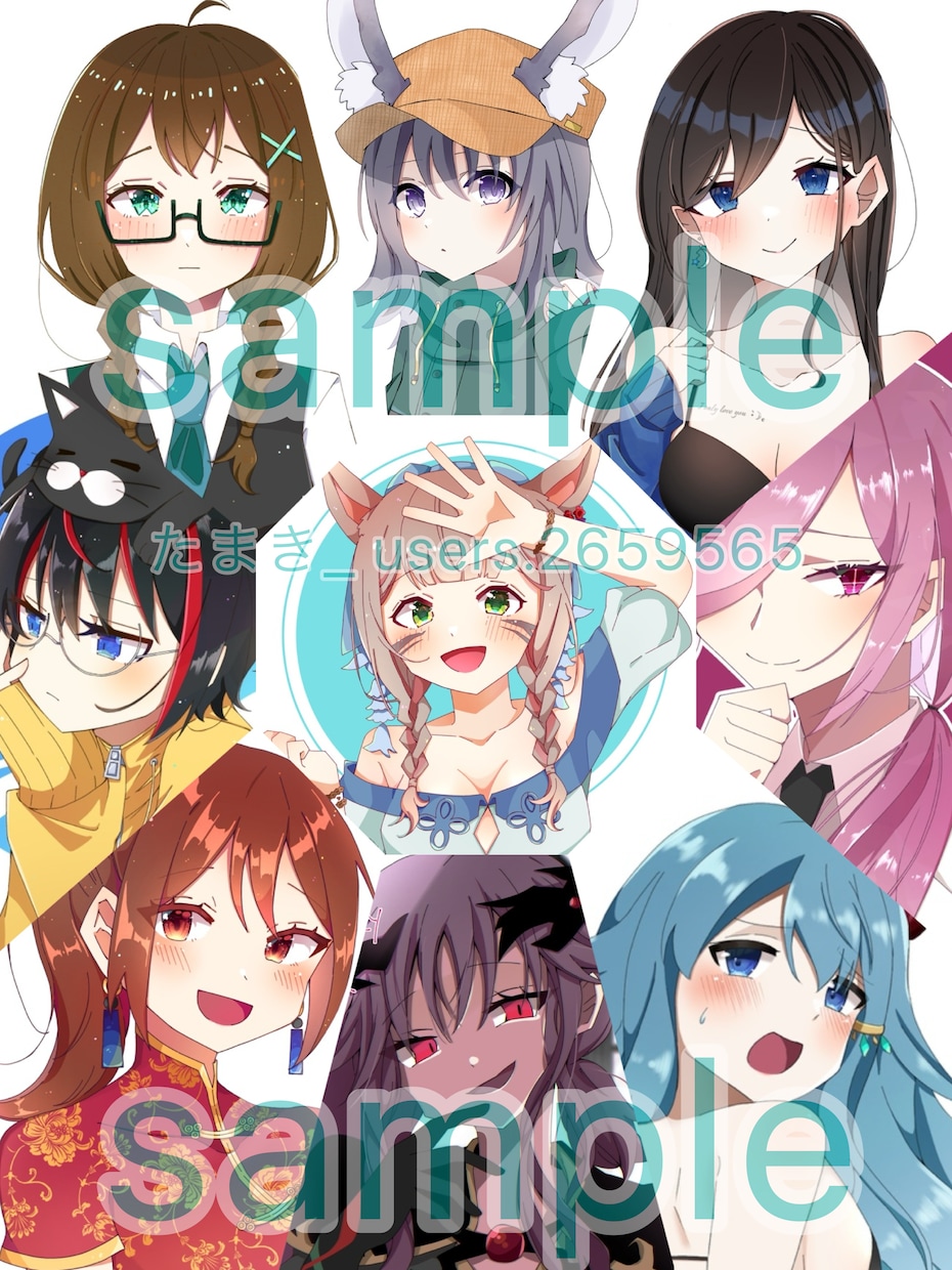 あなたに合ったSNSアイコン/1枚絵を描きます 様々なイラストを描かせて頂くのでぜひご相談ください！´`* イメージ5