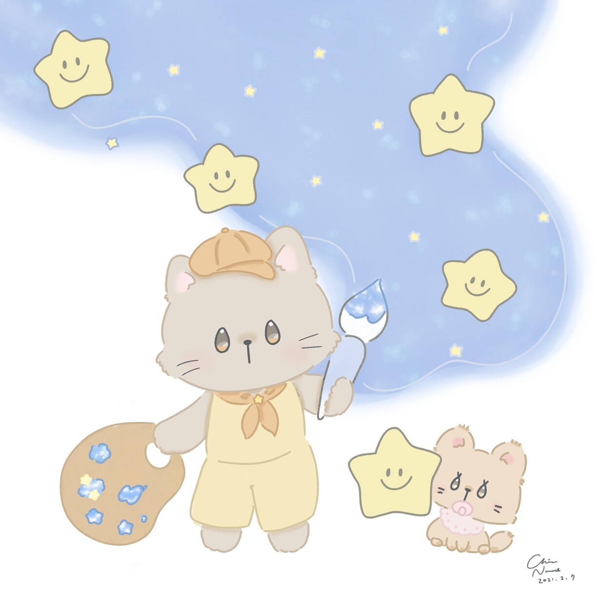 かわいいイラスト描きます 動物やオリジナルキャラクターなどのかわいいイラスト描きます！ イメージ2