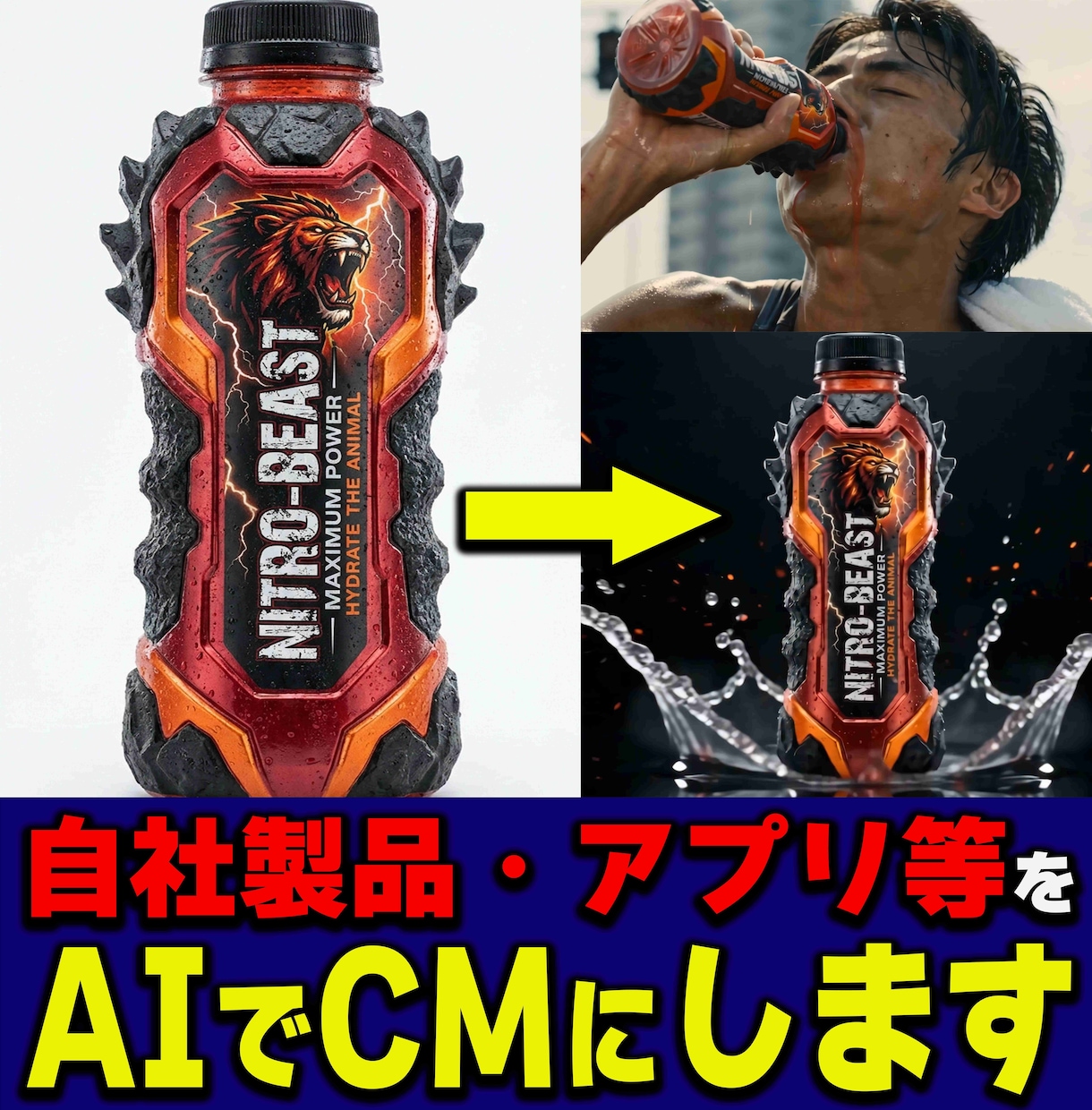 AIでスピード高クオリティでCM作成します AI活用インスタグラム1週間で2000フォロワー突破実績 イメージ1
