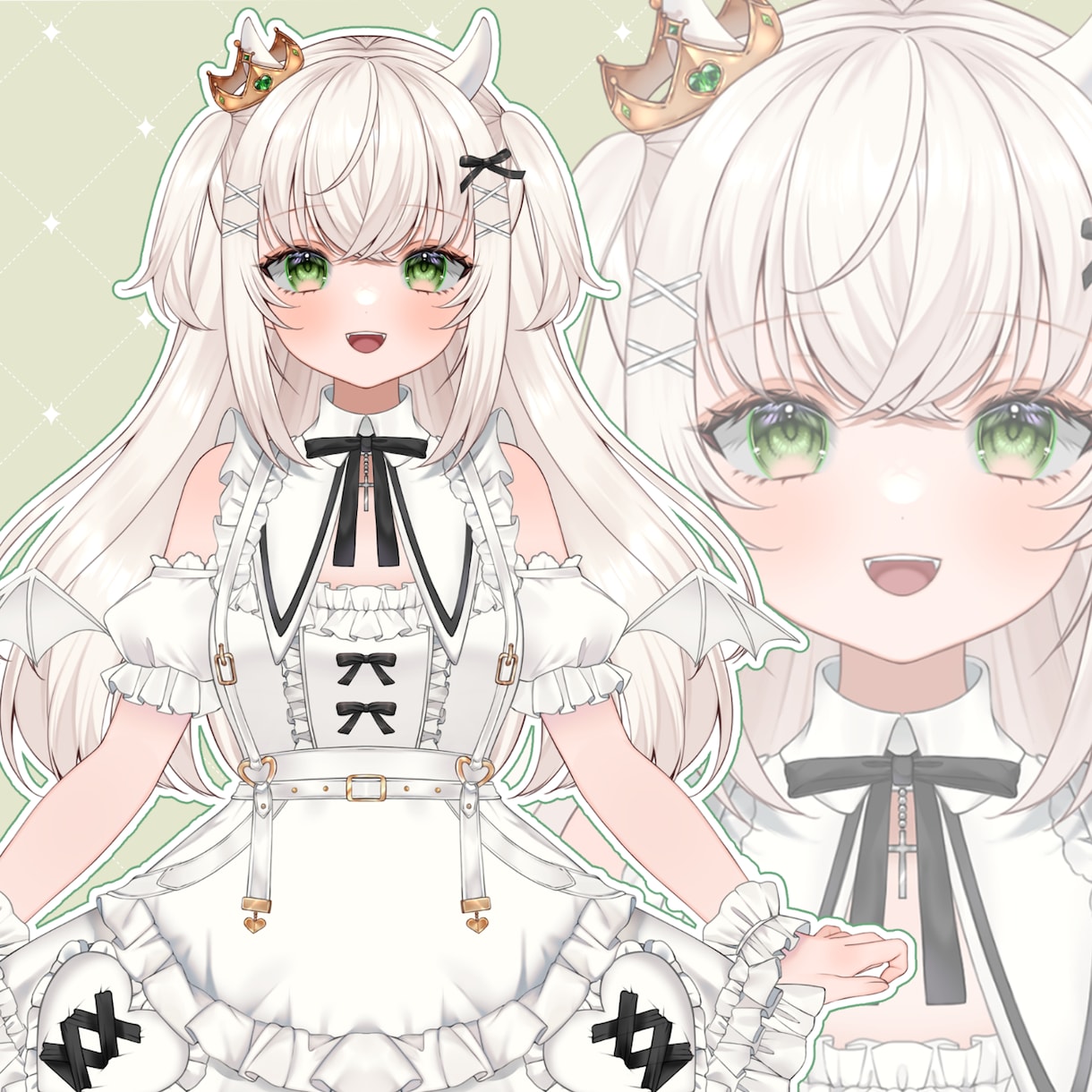 高品質なVtuber用のパーツ分け立ち絵制作します 企業実績あり！かわいいキャラが得意です！ イメージ6