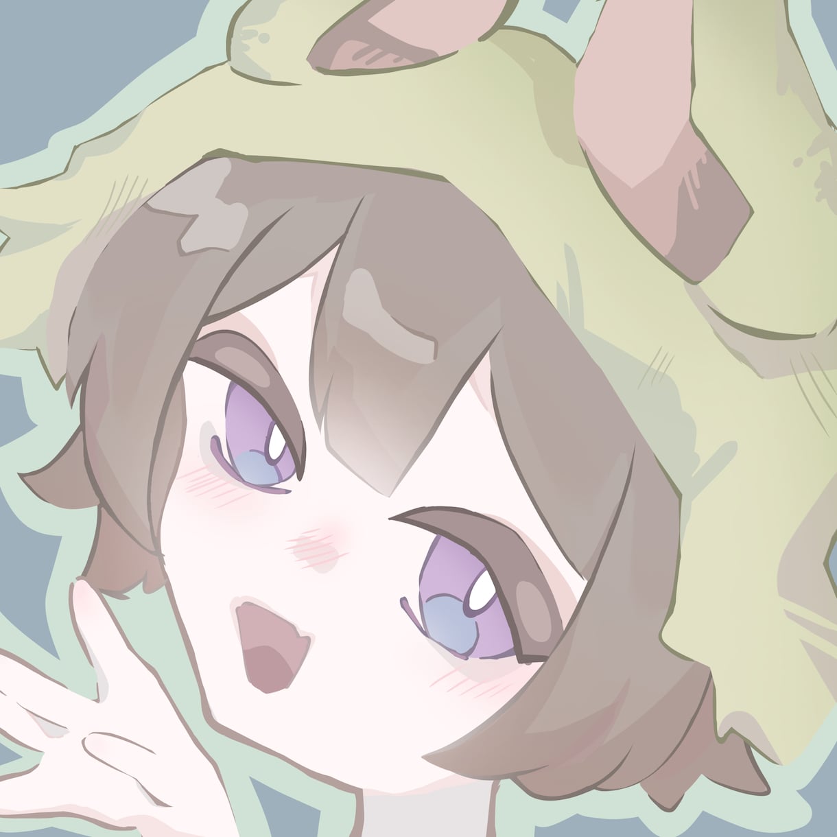 可愛くて淡いイラスト作成します SNSアイコン、各種プロフィール画像などに！ イメージ1