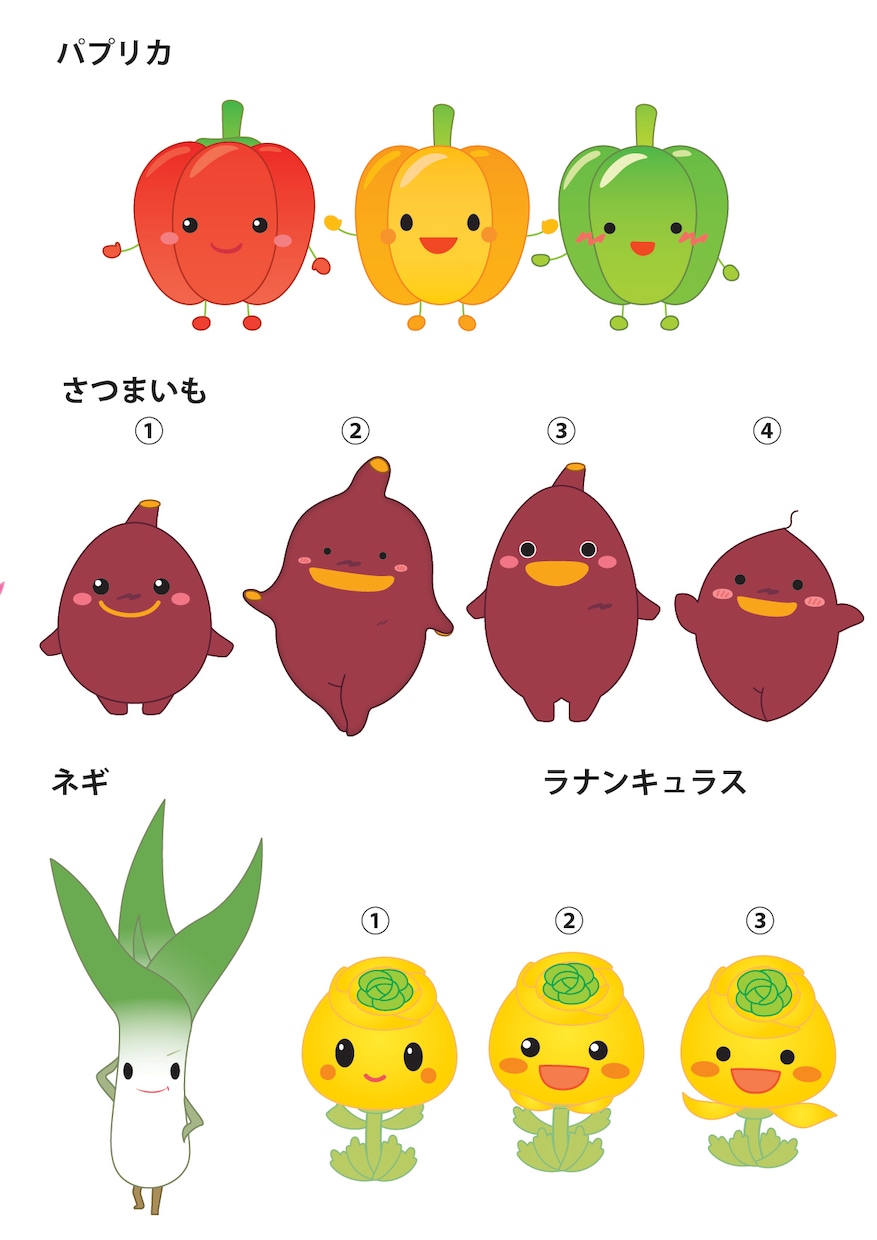擬人化キャラデザイン（数案）します 植物や物を擬人化キャラにしてみませんか？ イメージ2