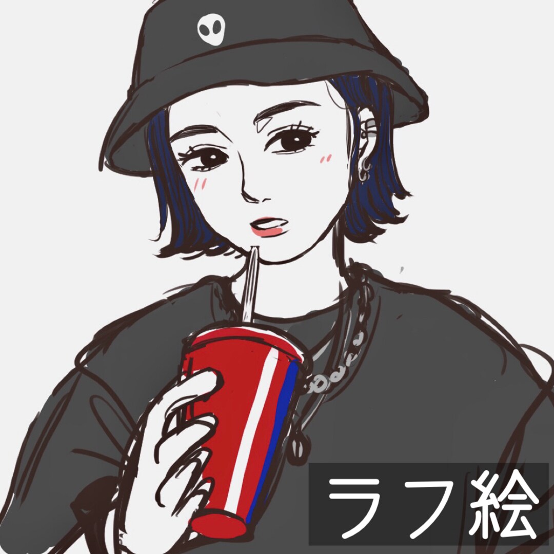 シンプルおしゃれイラスト・似顔絵描きます アイコン、動画用、プレゼントに！ イメージ2