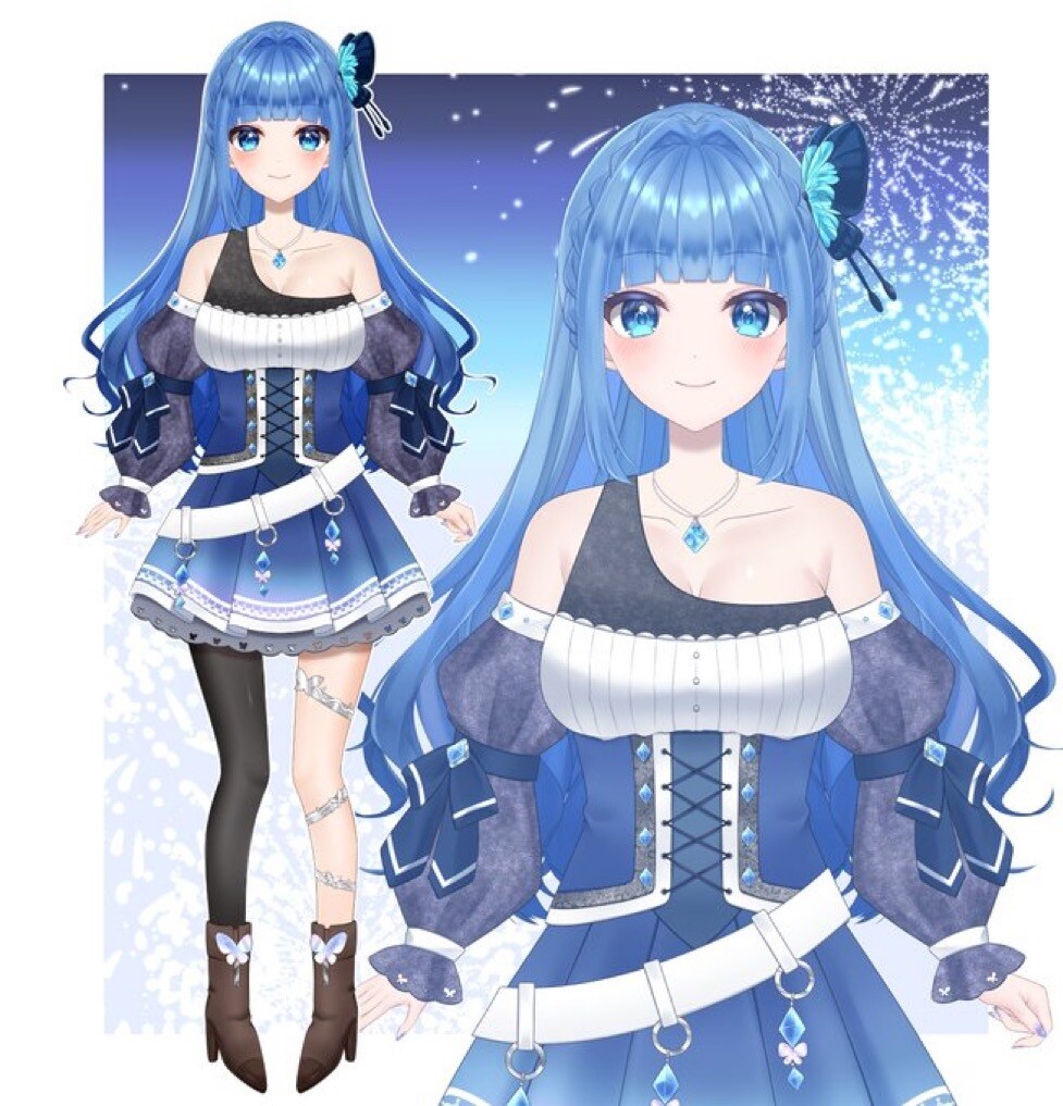 あなただけの立ち絵をお描きします アイドル衣装やキラキラした立ち絵はお任せください！ イメージ2