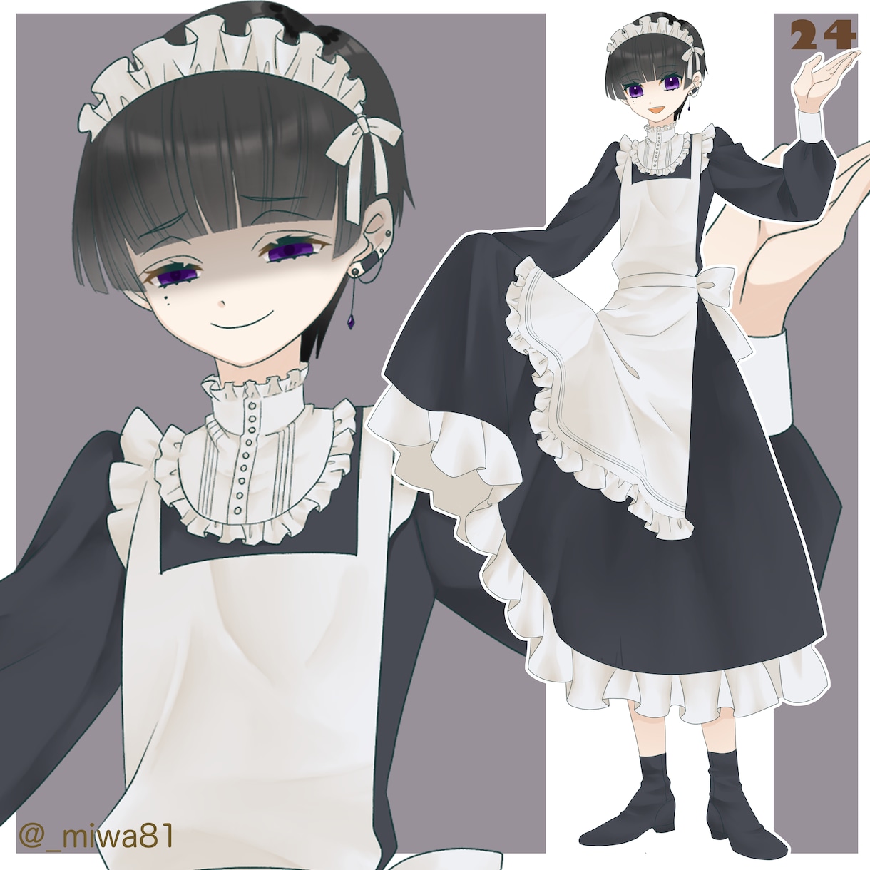 あなたの為に一枚のイラストをお描ききいたします ポップ　可愛い　立ち絵　小説表紙　BLも可能 イメージ8