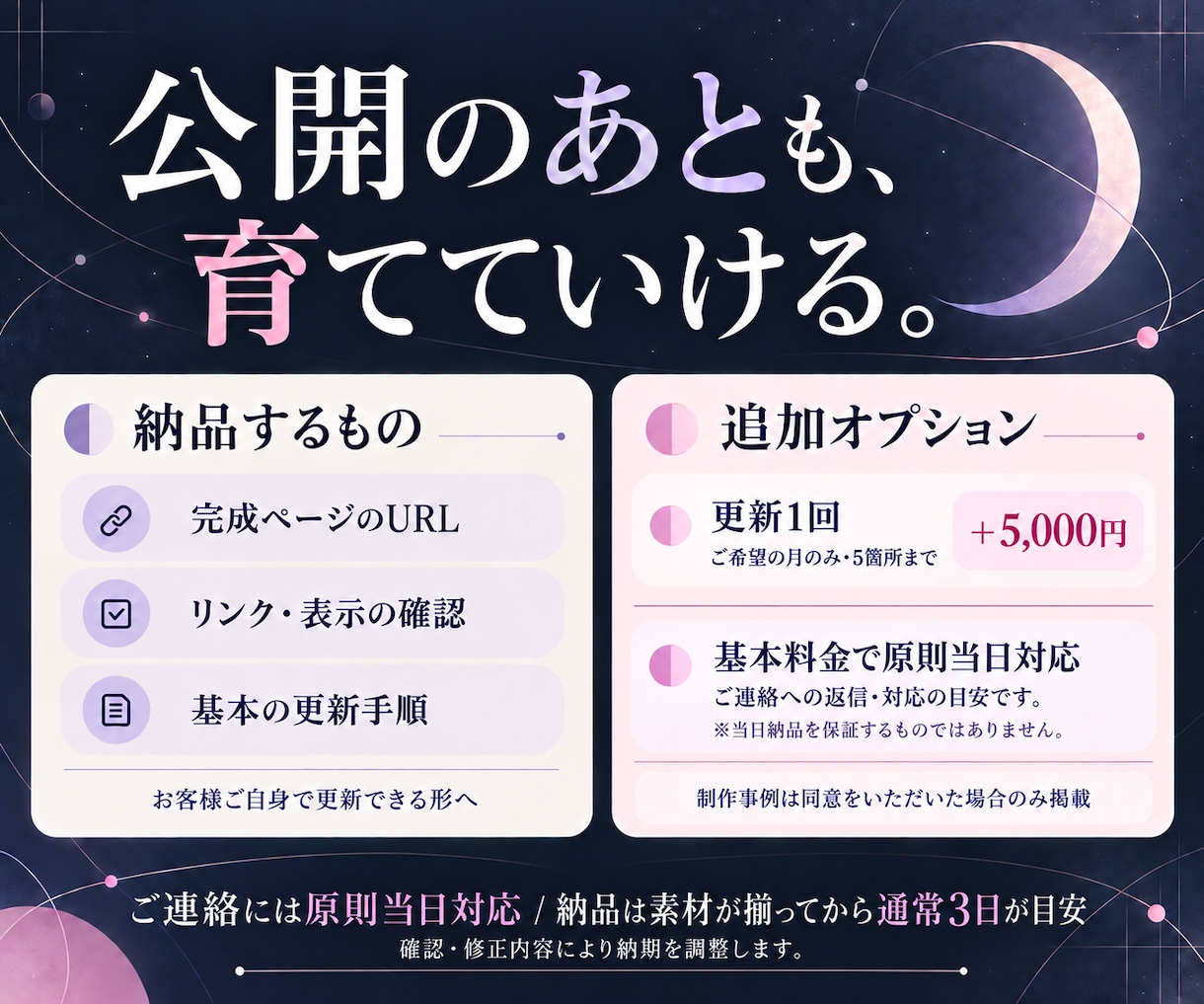 クリエイターのlit.linkを作ります 作品・配信・SNSへ、迷わず届く入口を整えます イメージ5