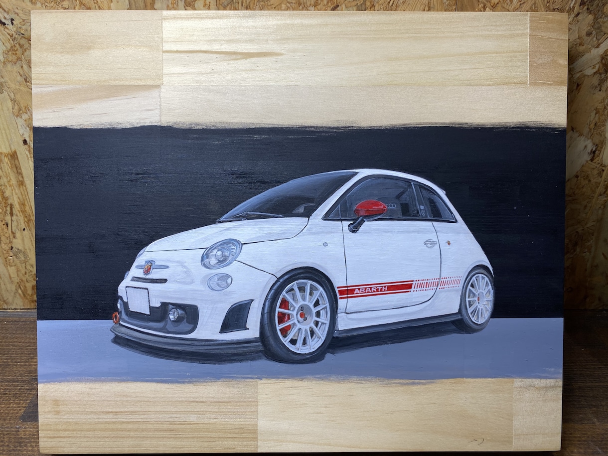 愛車を絵画にします 大切にしていた愛車を絵画にして飾ってみては？？ イメージ4