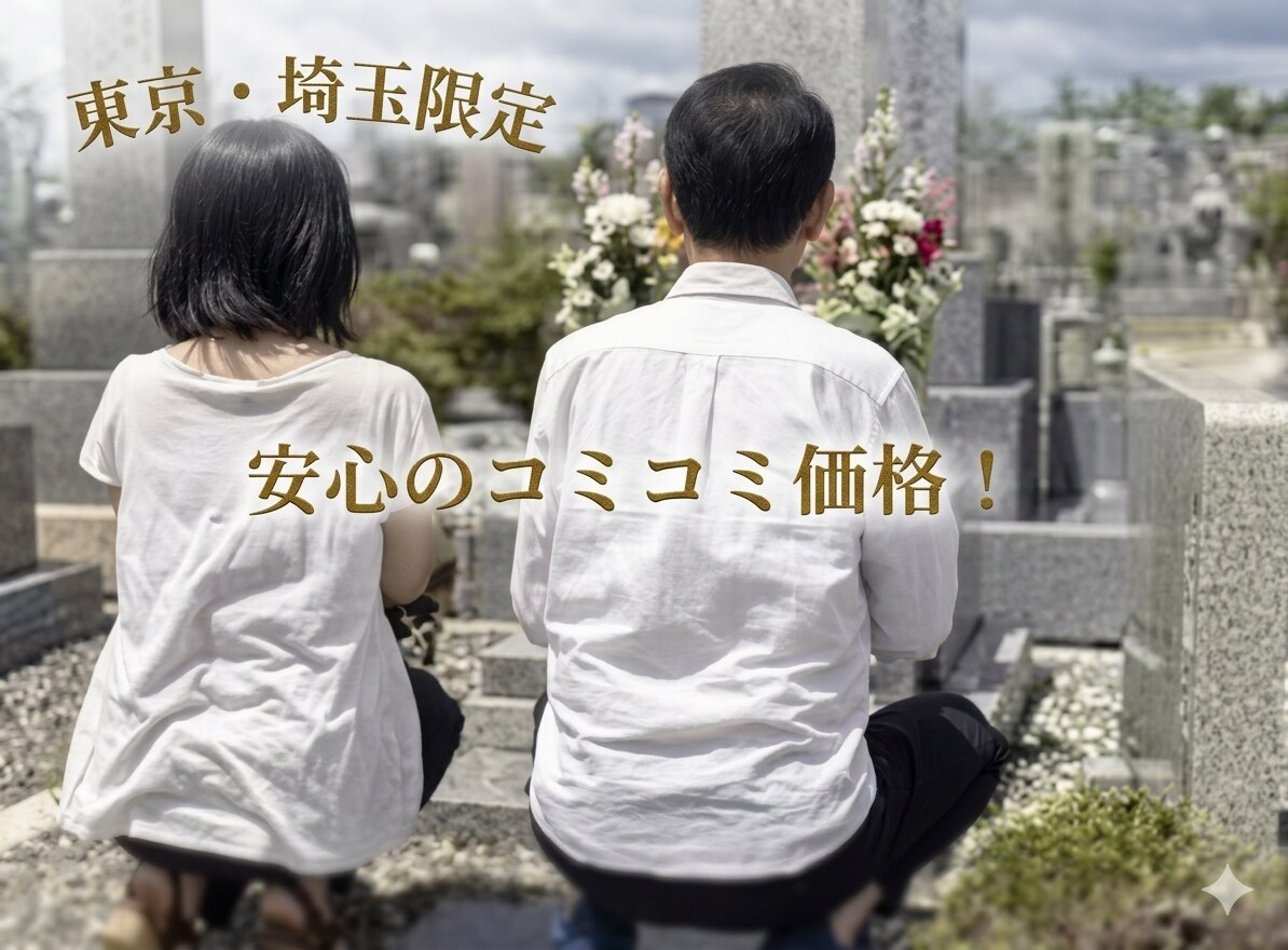 夫婦2人で丁寧にお墓参り・お掃除を代行します 東京・埼玉限定｜遠方のお客様に代わり真心込めてお参りします イメージ1