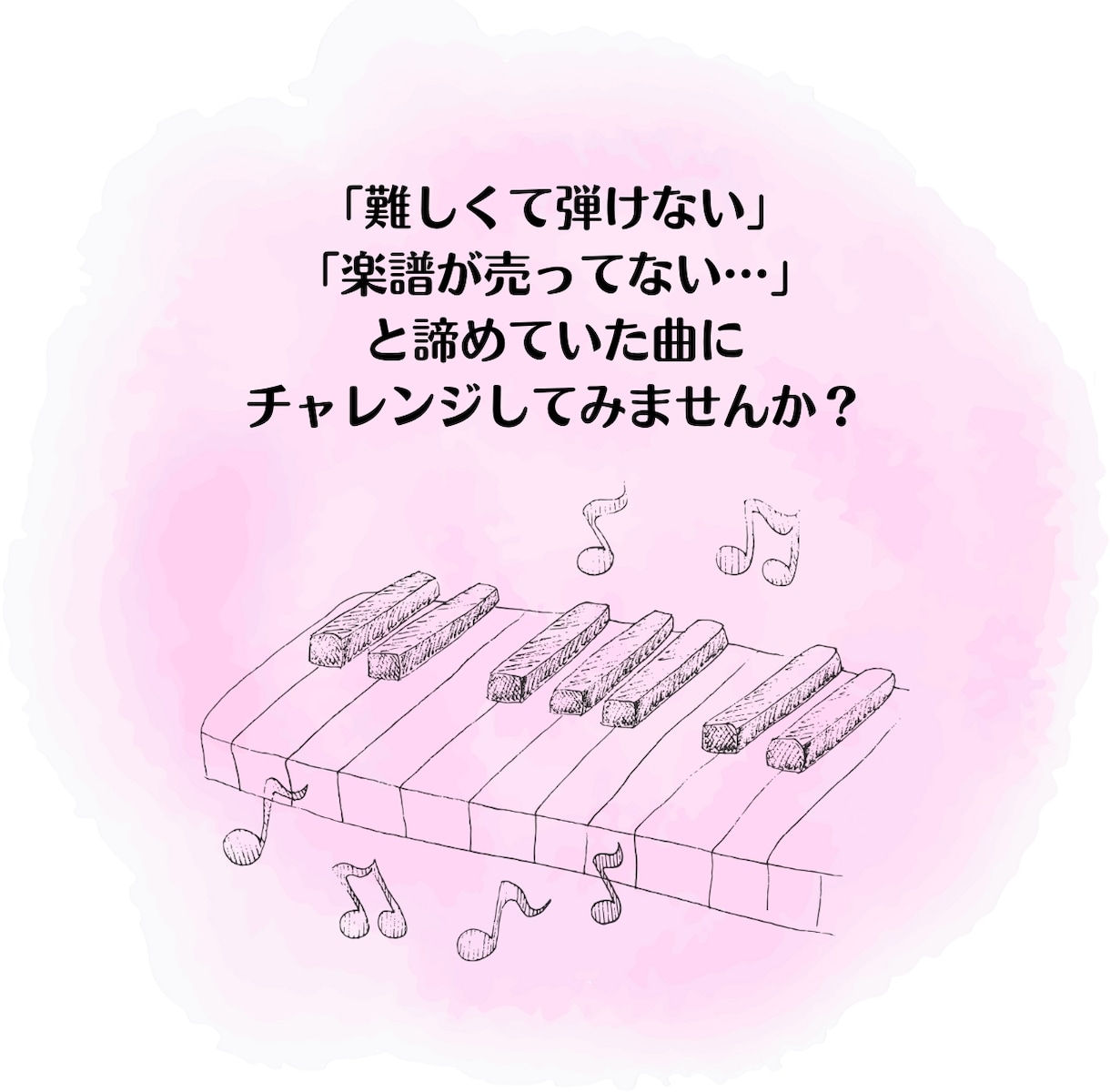最短1週間！ピアノ・キーボード用の楽譜作成します 楽譜がない・耳コピが苦手…そんなときに！ イメージ3