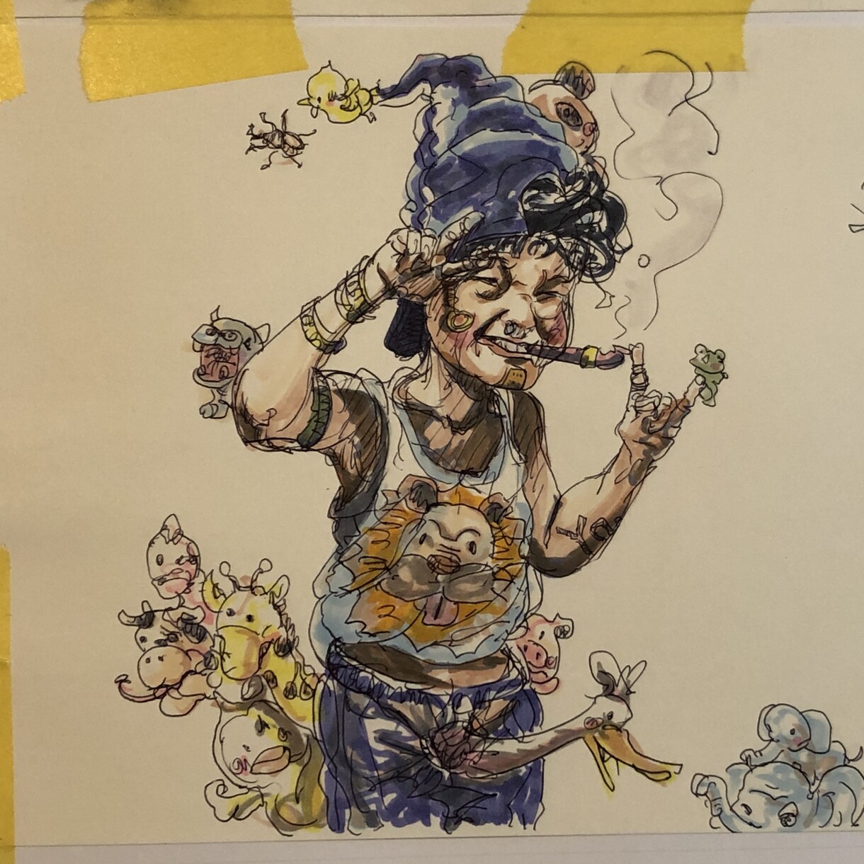 真心込めた手描き絵をお届けします インテリアやプレゼントにしたい方にお勧めです。 イメージ7