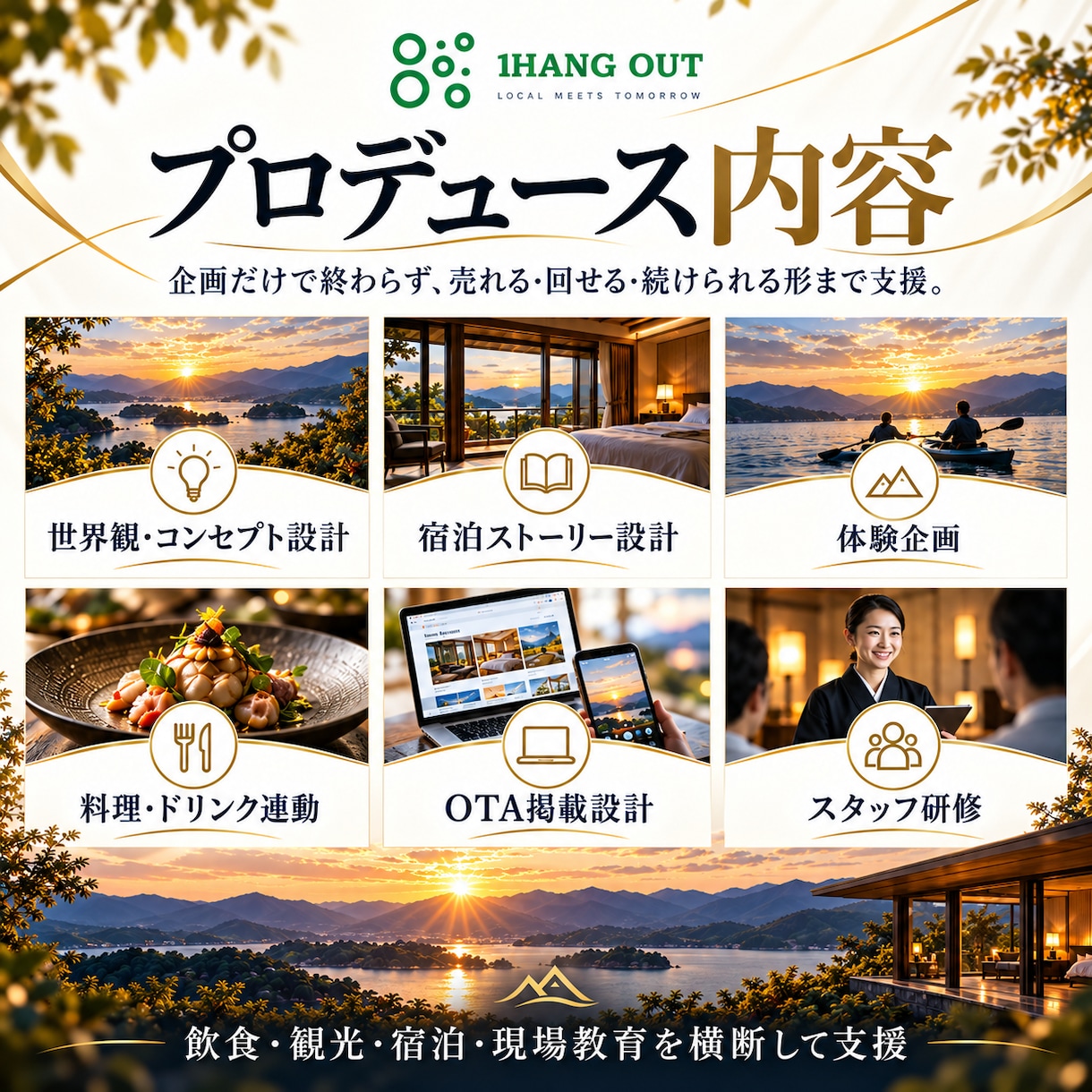 宿泊施設の没入型体験を企画・商品化します 地域の魅力を「泊まる物語」に変え、選ばれる宿をつくります イメージ4