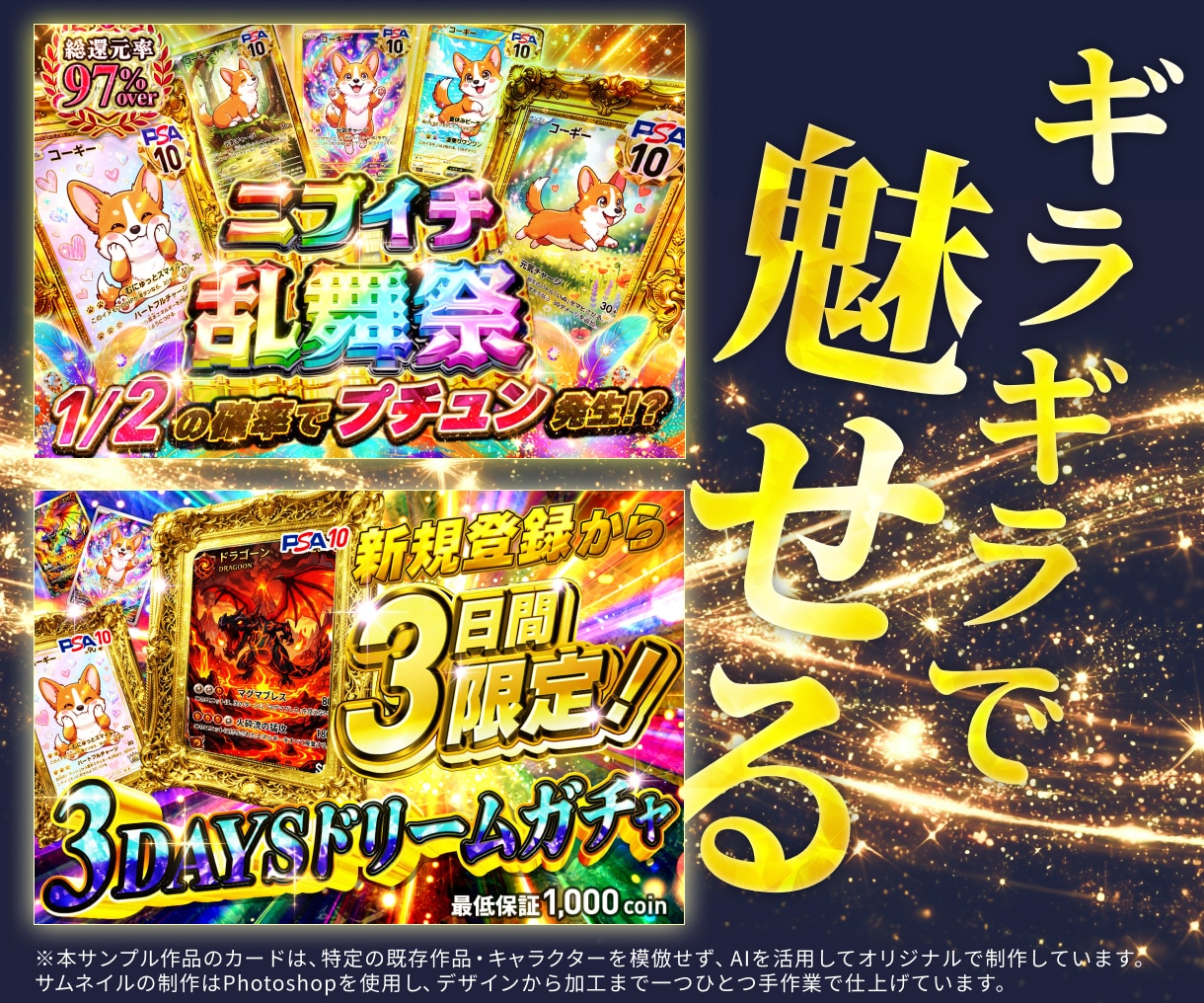 10名限定！オリパ用サムネイルを【半額】で作ります 画像制作のプロが視認性と訴求力を意識して売上に貢献！ イメージ3