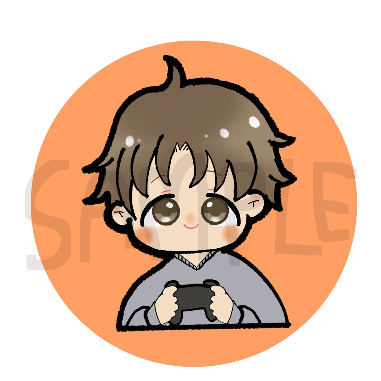 SNSでフォロワーUP⭐︎惹き寄せアイコン描きます 商用可！インスタTwitterブログLINEに目立つアイコン イメージ3