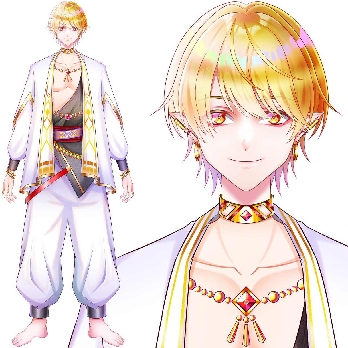 顔の強いVtuberを修正無制限でお作りします 超割引！キャラデザ＋Live2D イメージ7