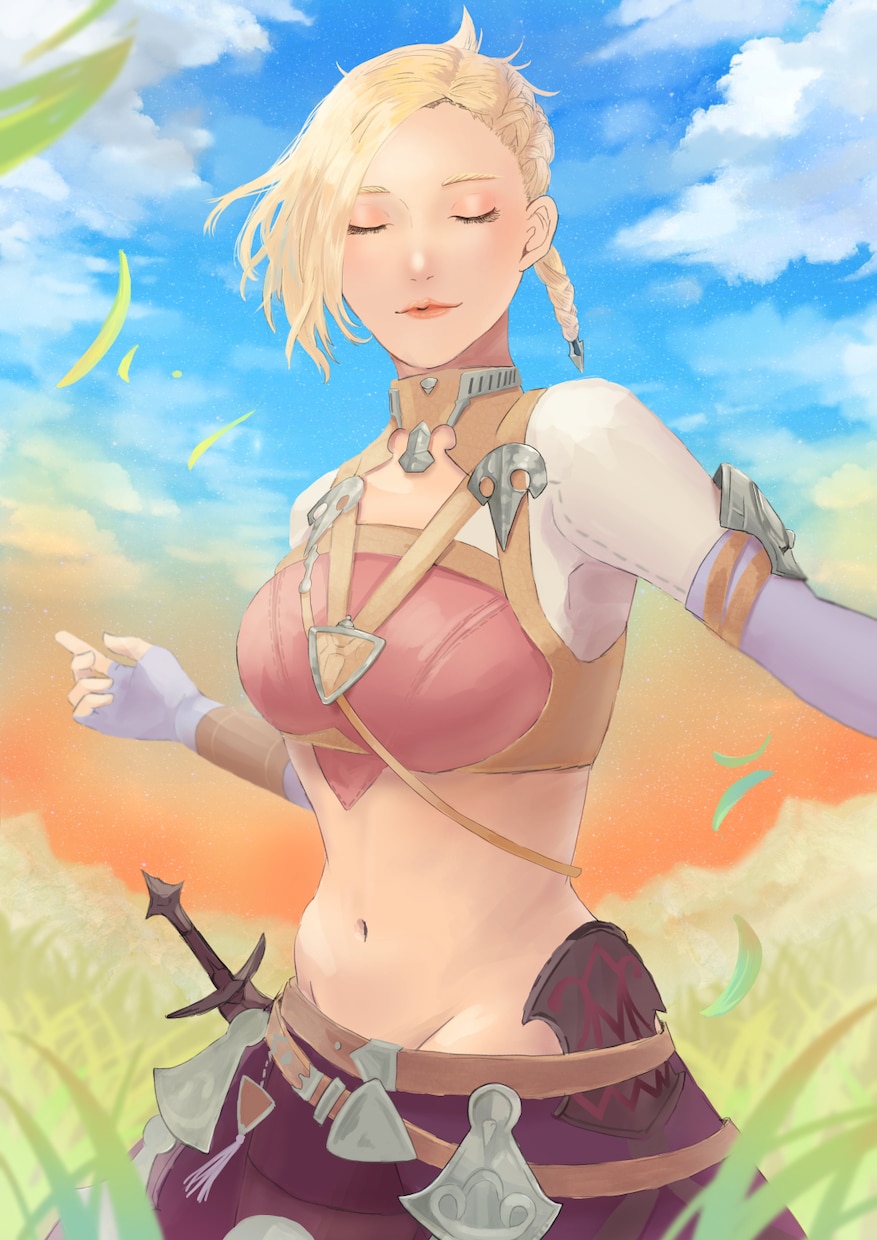 アイコンや一枚絵◎華のあるイラストをお描きします YouTube・同人作品・PBW・うちの子など　商用利用OK イメージ2
