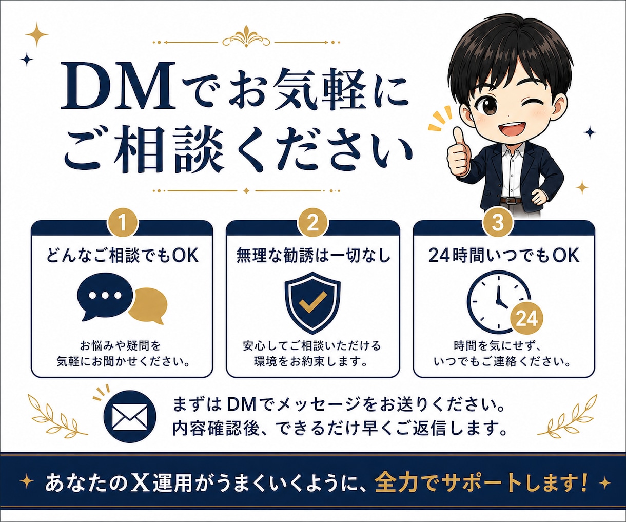 X初心者向け！7日間マンツーマンで伴走します 発信設計・AI活用・投稿添削まで対応 イメージ10