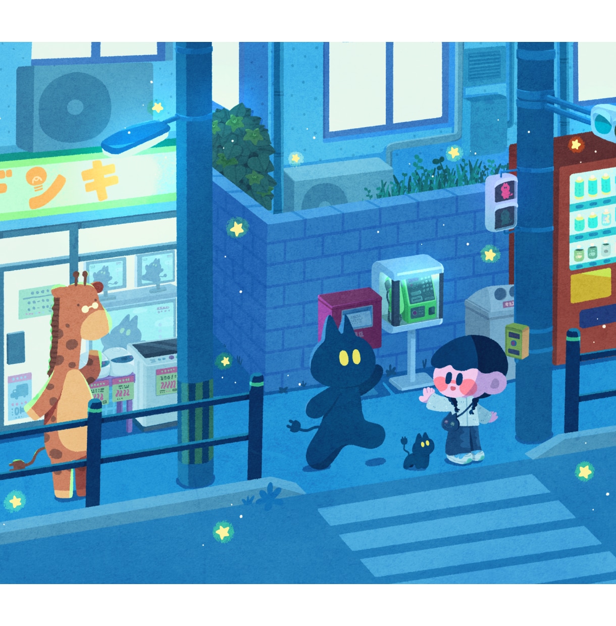 背景込みの絵本調のゆるくカラフルなイラスト描きます MV・キービジュ・商品などに｜背景あり・キャラクターのみなど イメージ4