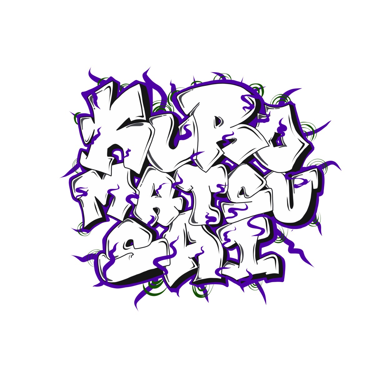 Graffitiデザインをします お名前、ブランド名、アーティスト名をGraffitiに！！ イメージ4