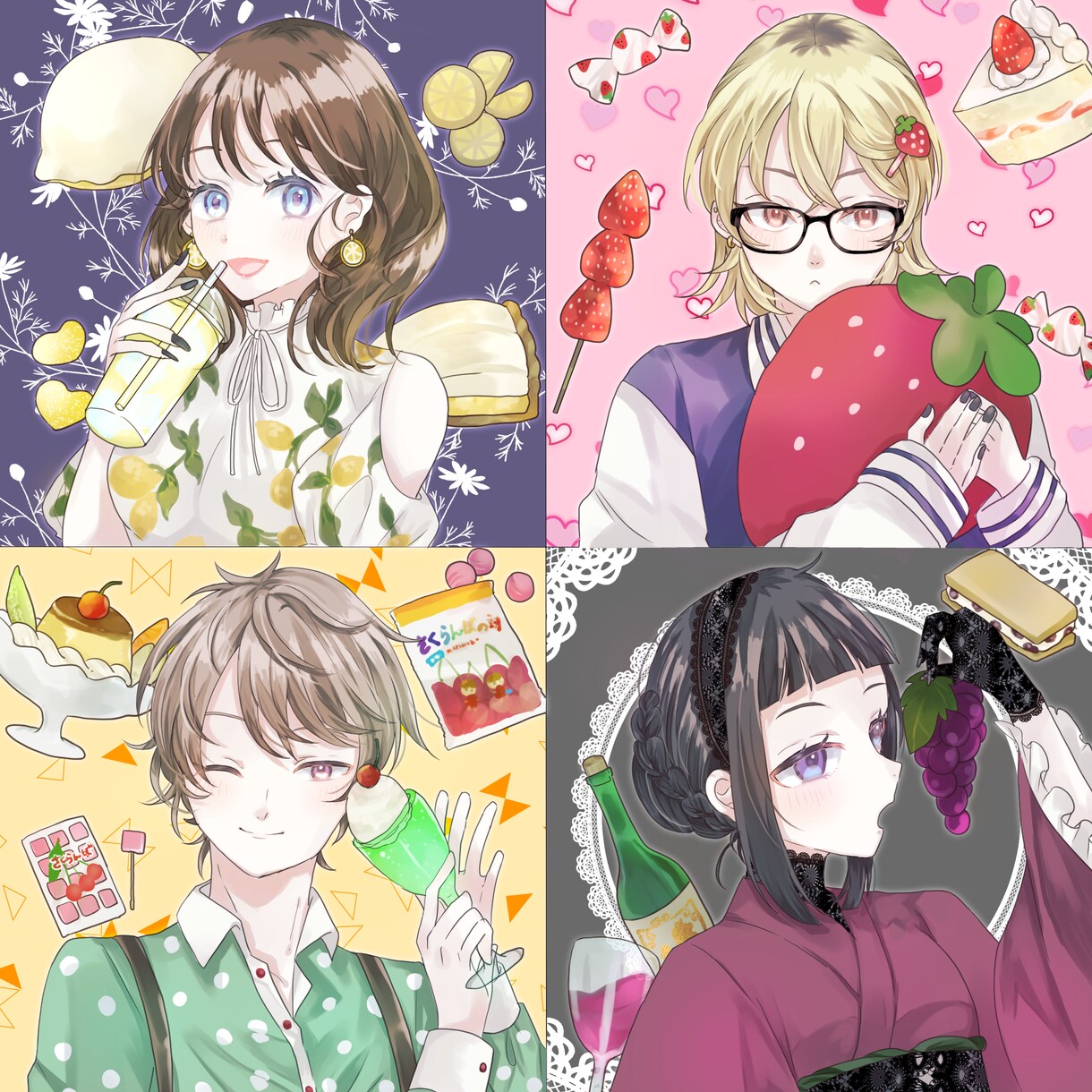 アイコンやヘッダーなどのイラストを描きます こういう絵を描いて欲しいという気持ちを形にしたいと思ってます イメージ1