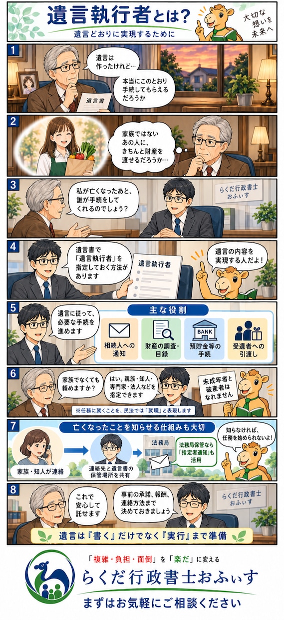 遺言書を行政書士が作成し、ご家族に笑顔を届けます 無効にならない遺言書を作成！法務局の自筆遺言保管制度にも対応 イメージ3