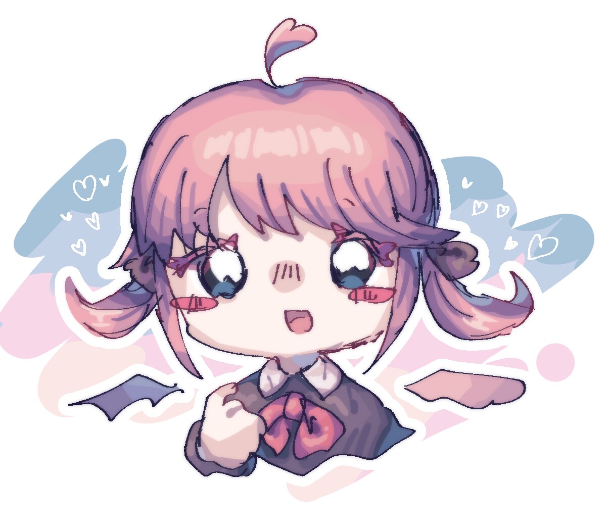 可愛くてふわふわした女の子のアイコンをお届けします 個性的な絵柄のかわいい女の子のアイコンを素早く描きます～！ イメージ4