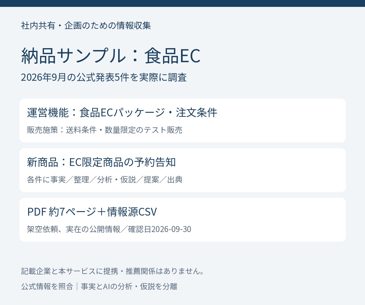 指定テーマの新着ニュース5件を調査整理します 月次の情報収集に｜公式出典と確認日付き イメージ3