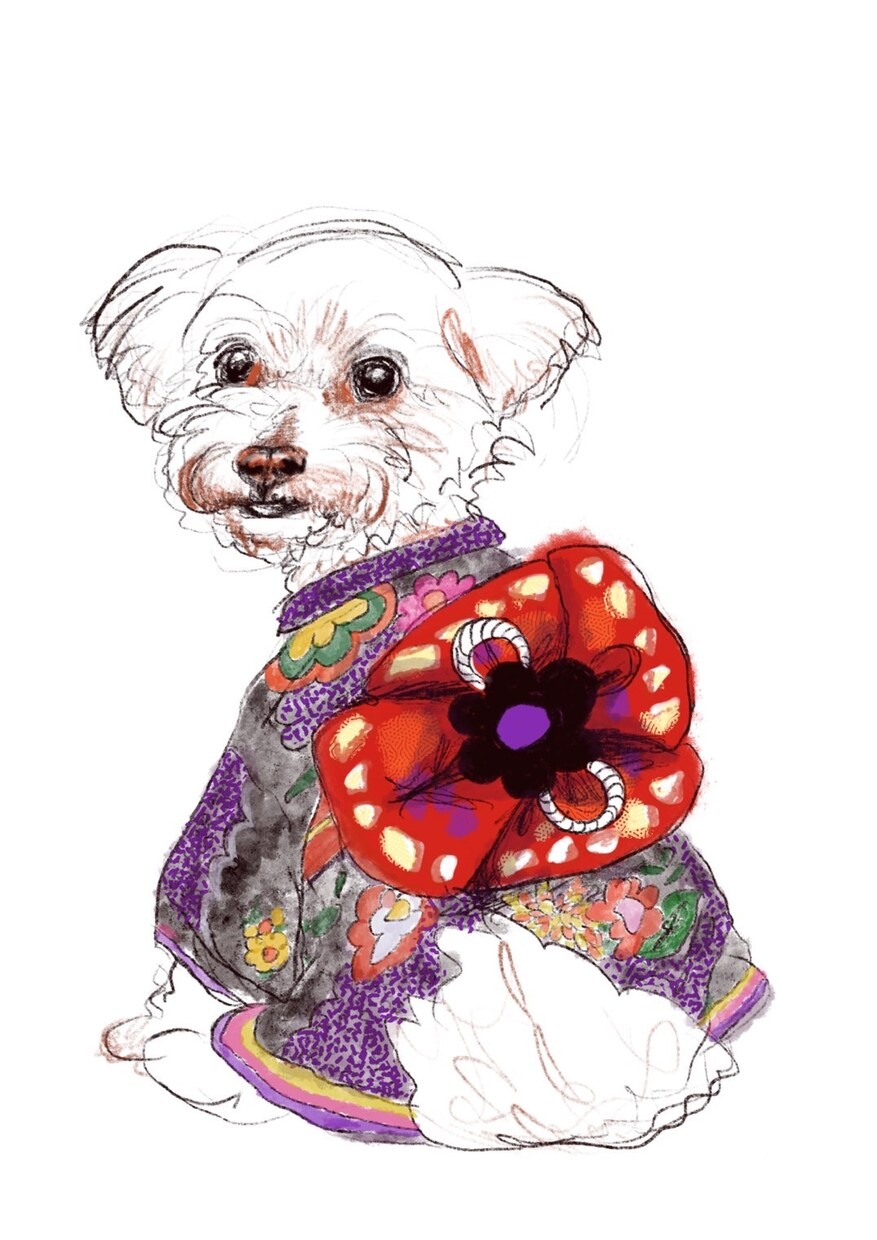 やさしいタッチでペットの似顔絵を描きます 絶賛修行中！お手頃価格で請け負います！ イメージ5