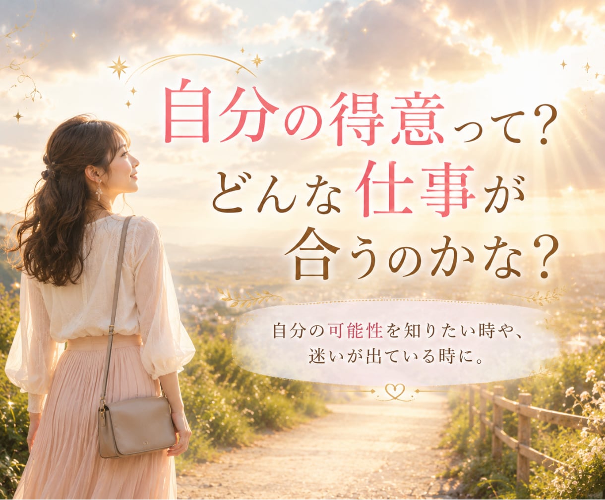 あなたの才能を活かせる環境を一緒にみつけます 最短5分から│人生の岐路にひとさじの楽しみをいかがですか？ イメージ1