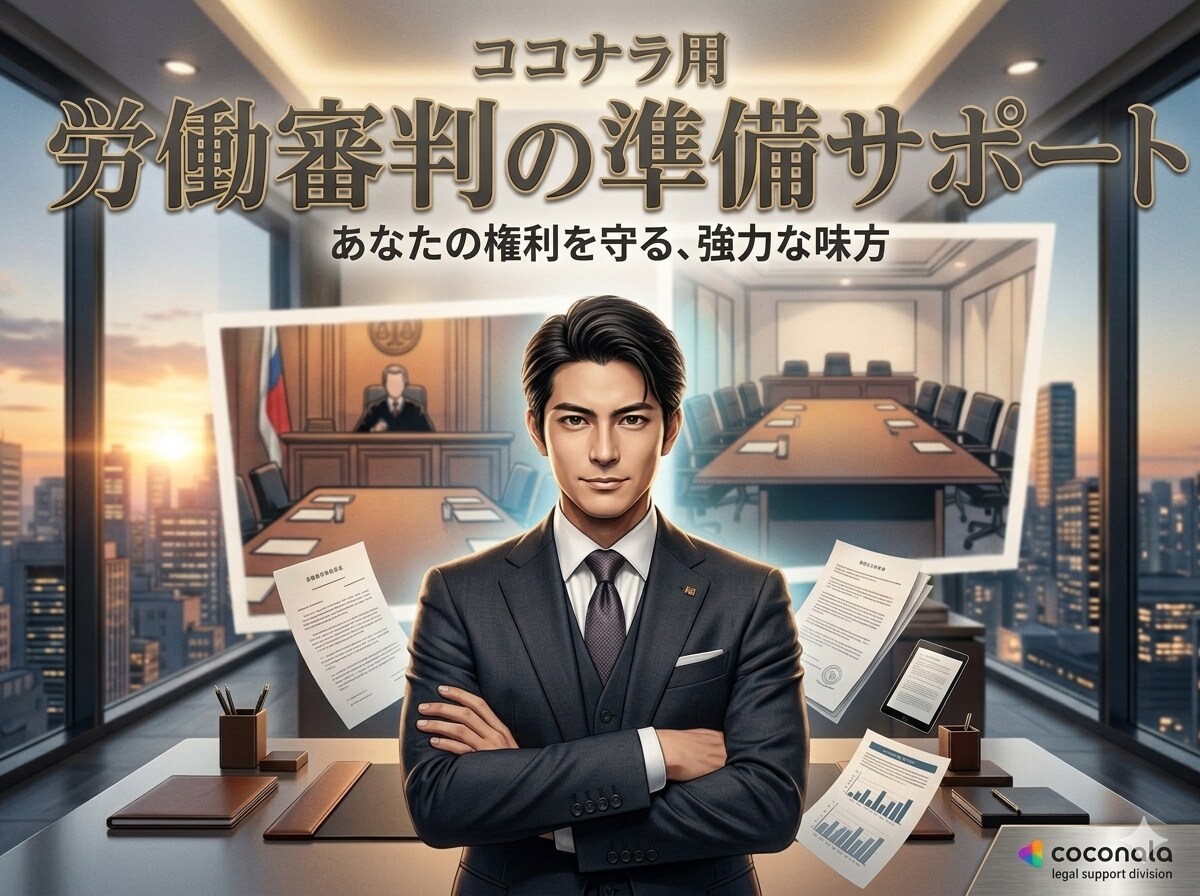 労働審判の不安整理します。準備サポートします 労働審判は弁護士なしでも争えます。 イメージ1