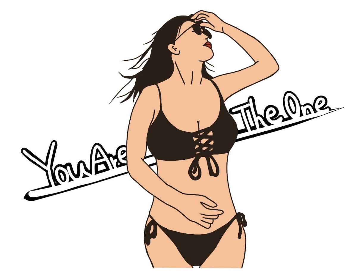 海の女性を描いてます 海と女性の最高のコンビネーション イメージ7