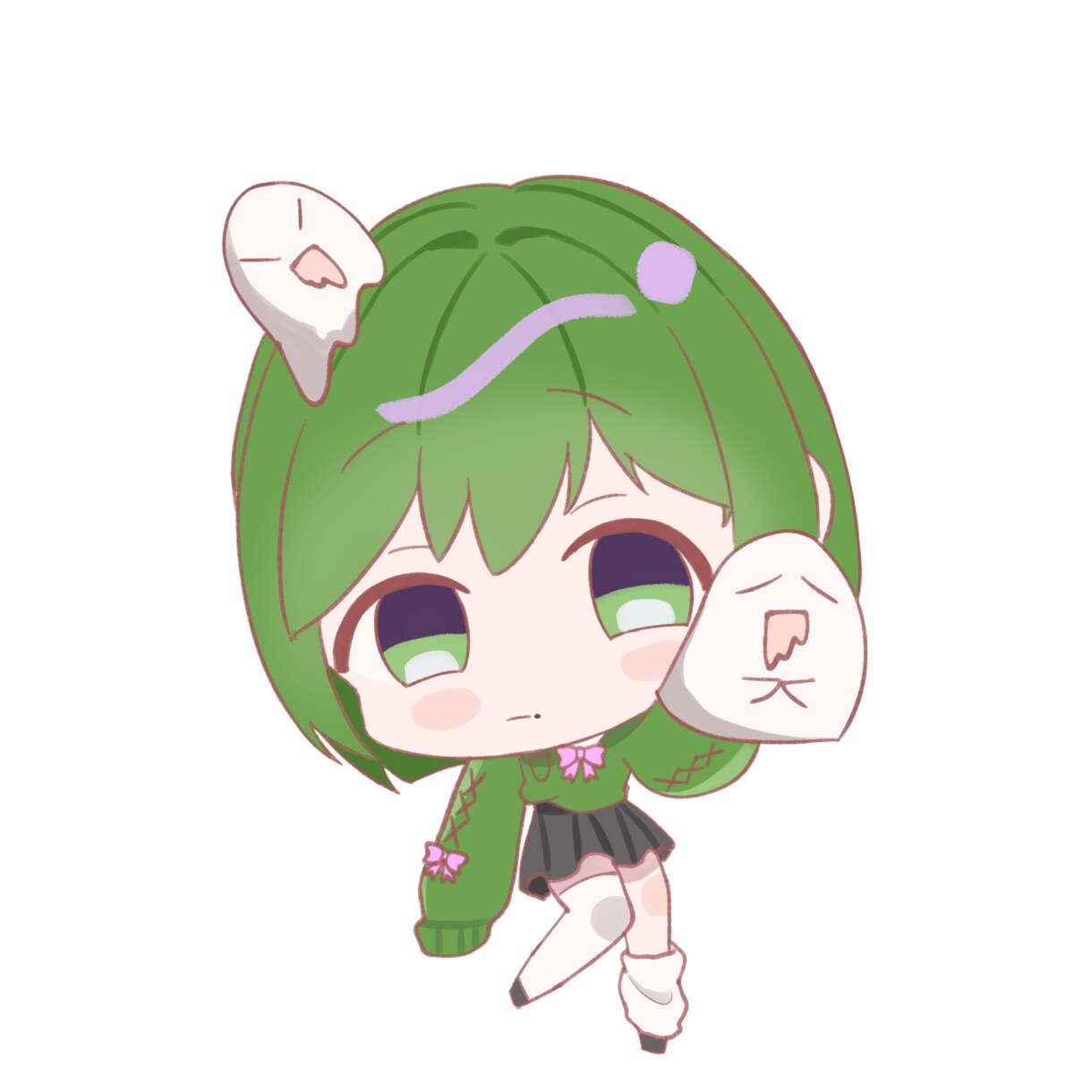 グッズ制作に！あなただけのイラストお描きします 厚塗りチックな塗りのイラスト！瞳が特に印象的 イメージ5