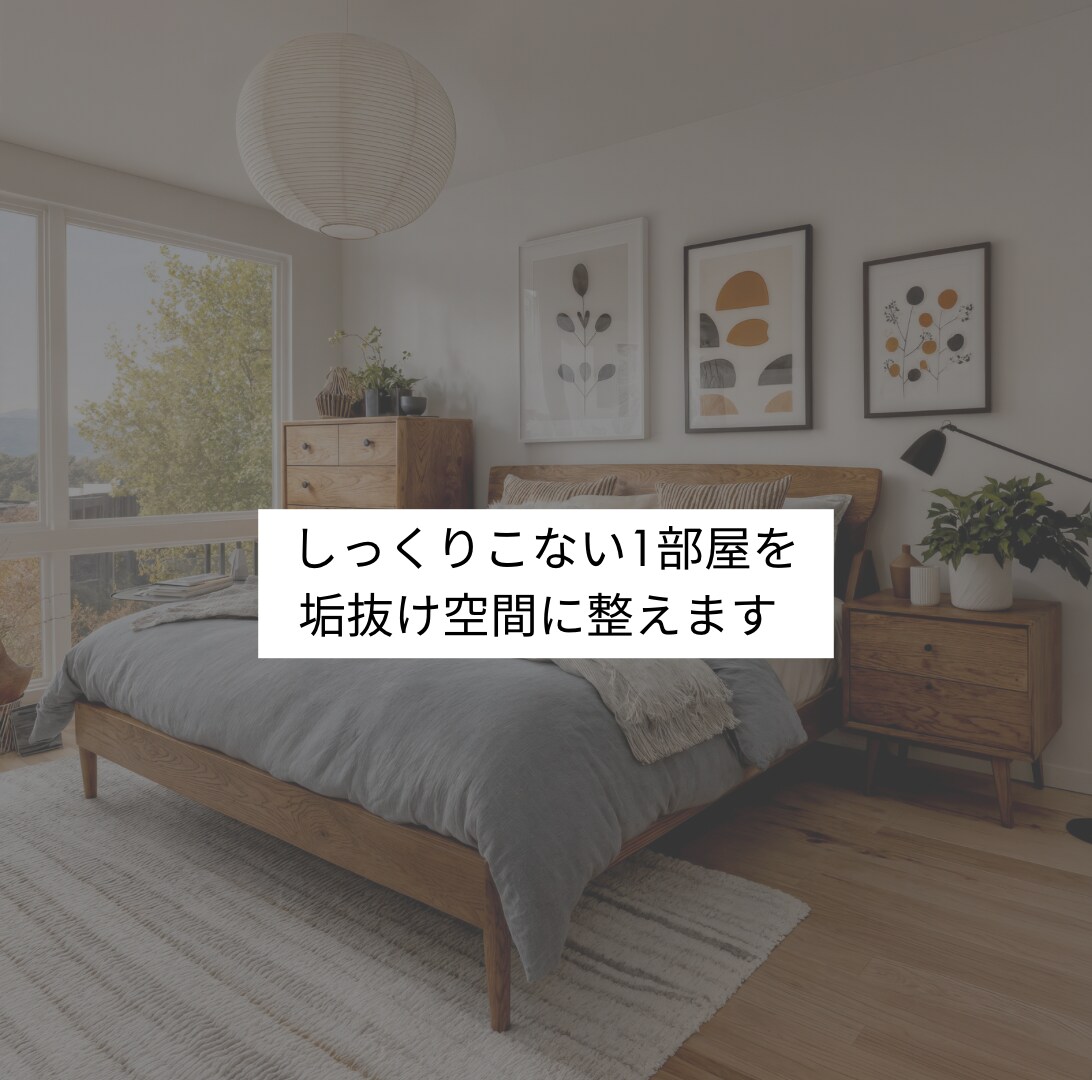 その場で改善｜バラバラ部屋を垢抜け空間に整えます 今すぐ整う｜1部屋限定ビデオチャット相談 イメージ1