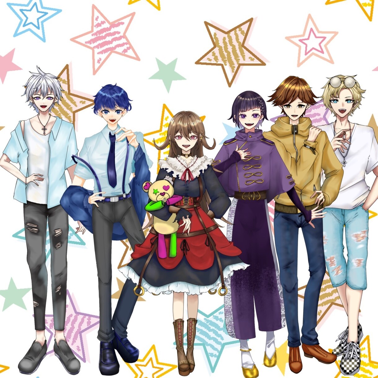 TRPG.配信等の立ち絵、1枚絵等描きます デザインが決まってなくても、お手伝いさせて頂きます！ イメージ2
