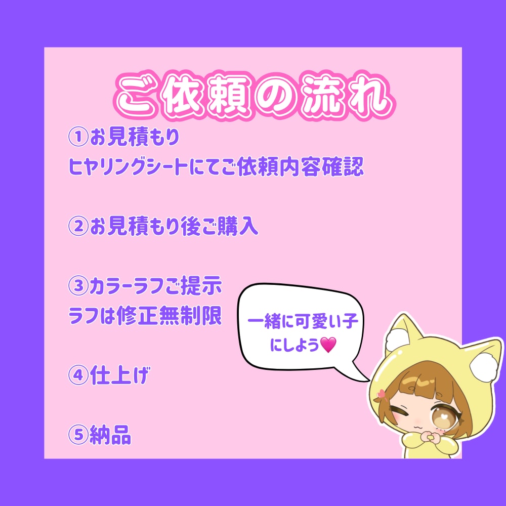 90年代アニメ風♡キュンとときめくアイコン描きます 平成女子全員集合！懐かしい☆商用OKのエモ可愛いイラスト♡ イメージ3