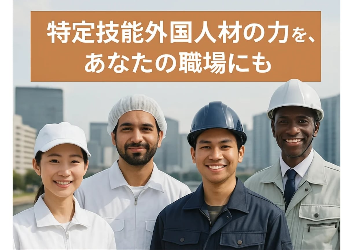 特定技能外国人の受け入れサポート支援計画申請します 外国人材の採用・雇用を安心サポート イメージ1