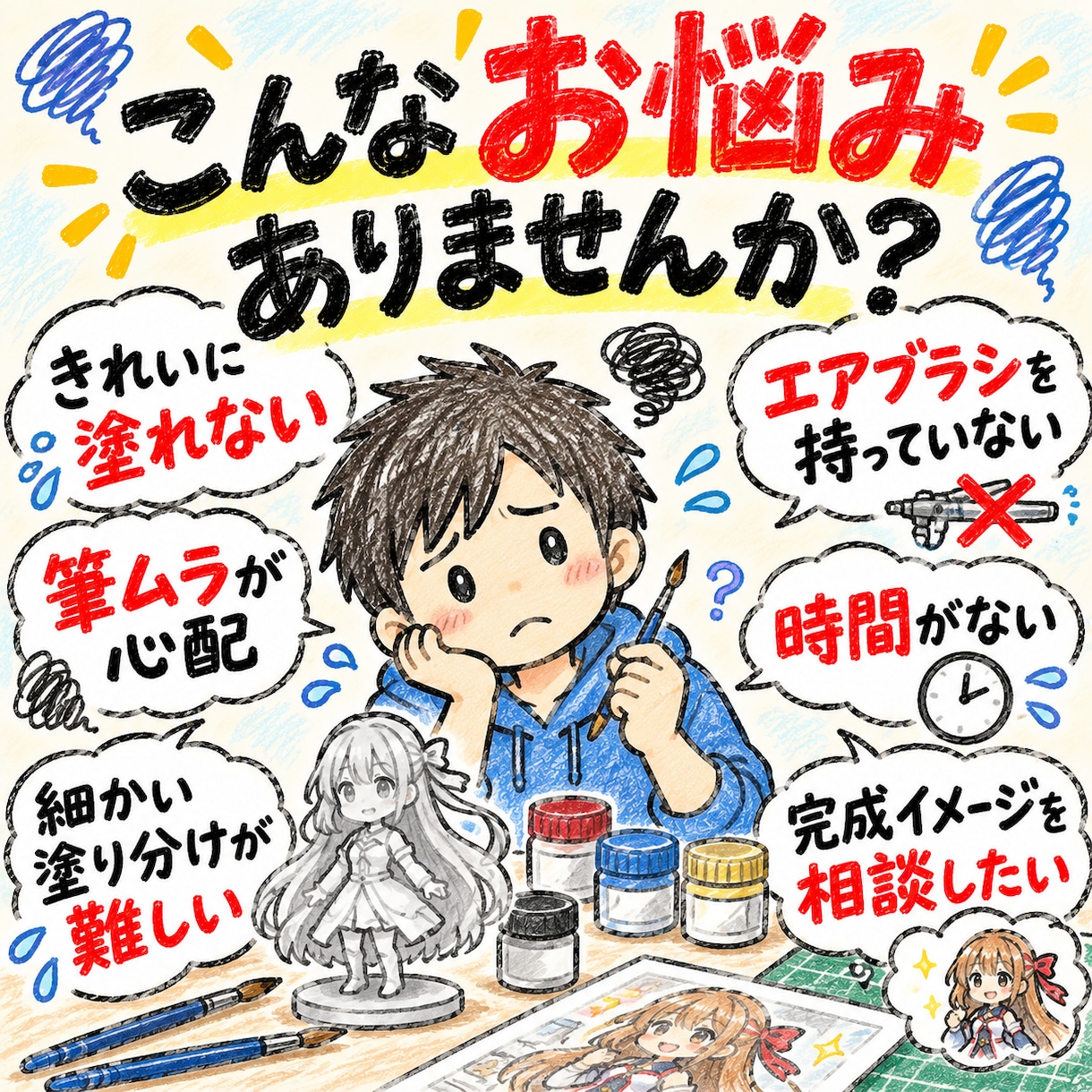 大切なフィギュアを、丁寧に塗装します 未塗装フィギュアを、理想の一体へ。 イメージ7