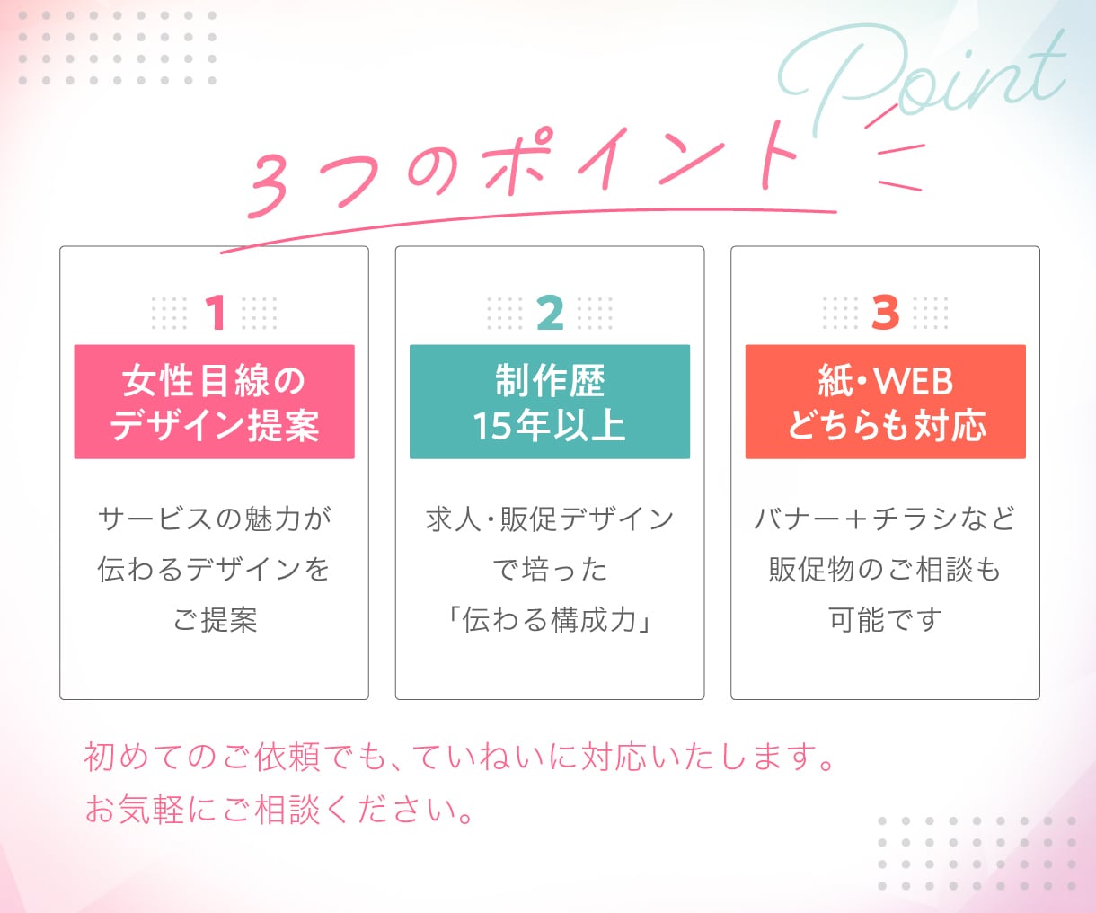 女性向け販促バナー制作します 15年以上の販促デザイン経験で魅力が伝わる画像を制作 イメージ4