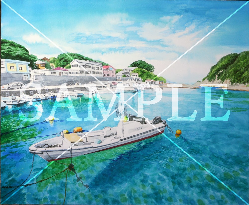 水彩で大きな絵を描きます ご自宅用に、新築・結婚などのお祝いに、プロの本格絵画を手軽に イメージ4