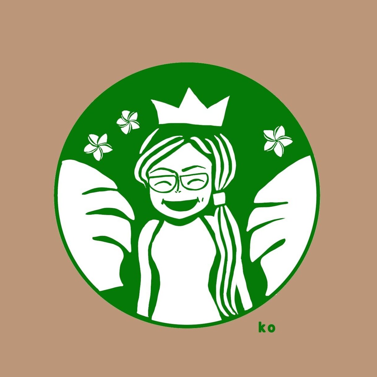 カフェ風の似顔絵をお描きします ｓｎｓのアイコンやプレゼントにも喜ばれる。かわいい似顔絵です イメージ3