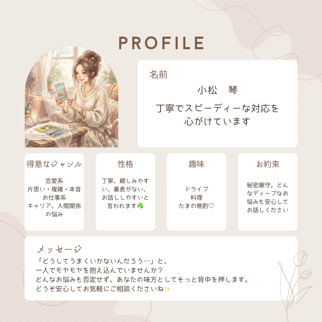 極上☘️心を紐解く❤️質問２つ⭐たっぷり鑑定します 当日納品⭐ボリュームアップの改良版♡踏み出す力を届けます✨ イメージ4