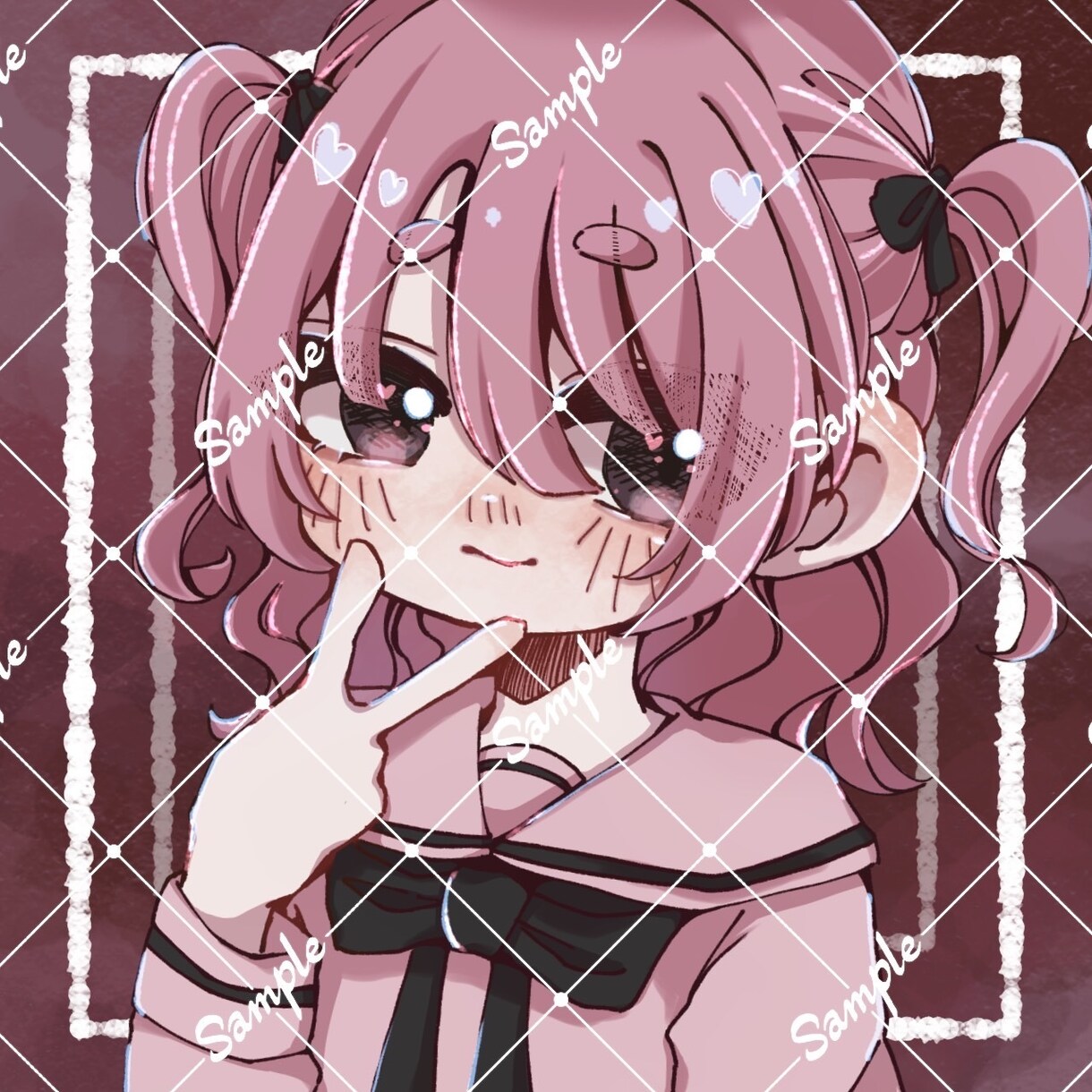 SNSのアイコン等で使用できるイラストを制作します あなた専用の可愛いSDイラストを！ イメージ2