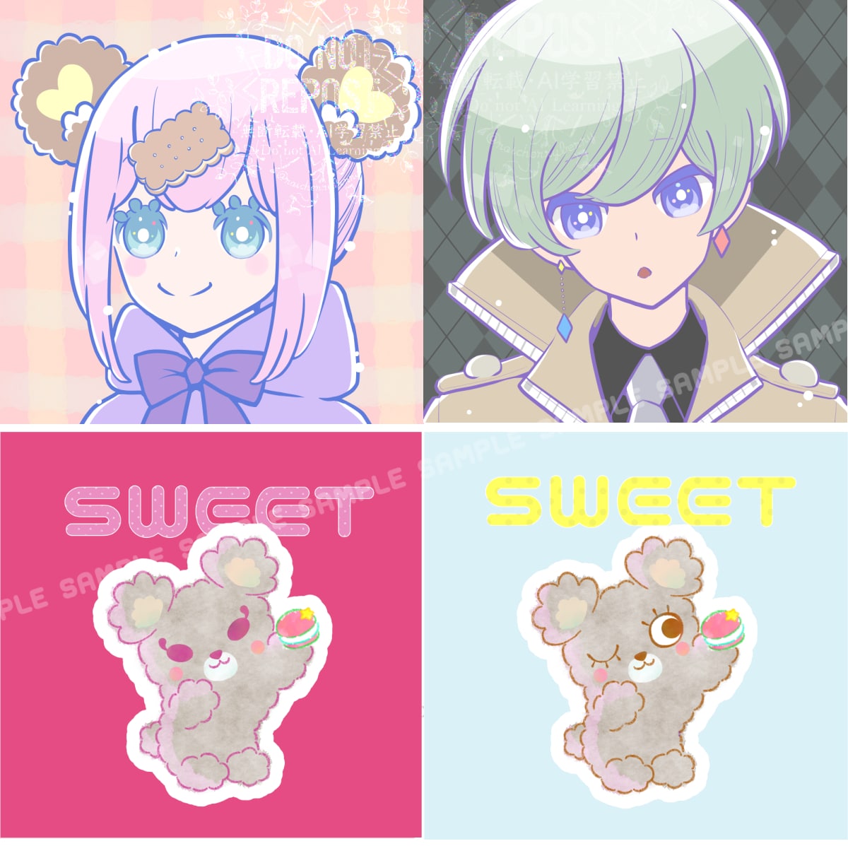 イラスト制作。ご要望に向けた絵柄でご提供いたします キャラクターイラスト、イメージイラスト、キャラクターデザイン イメージ9