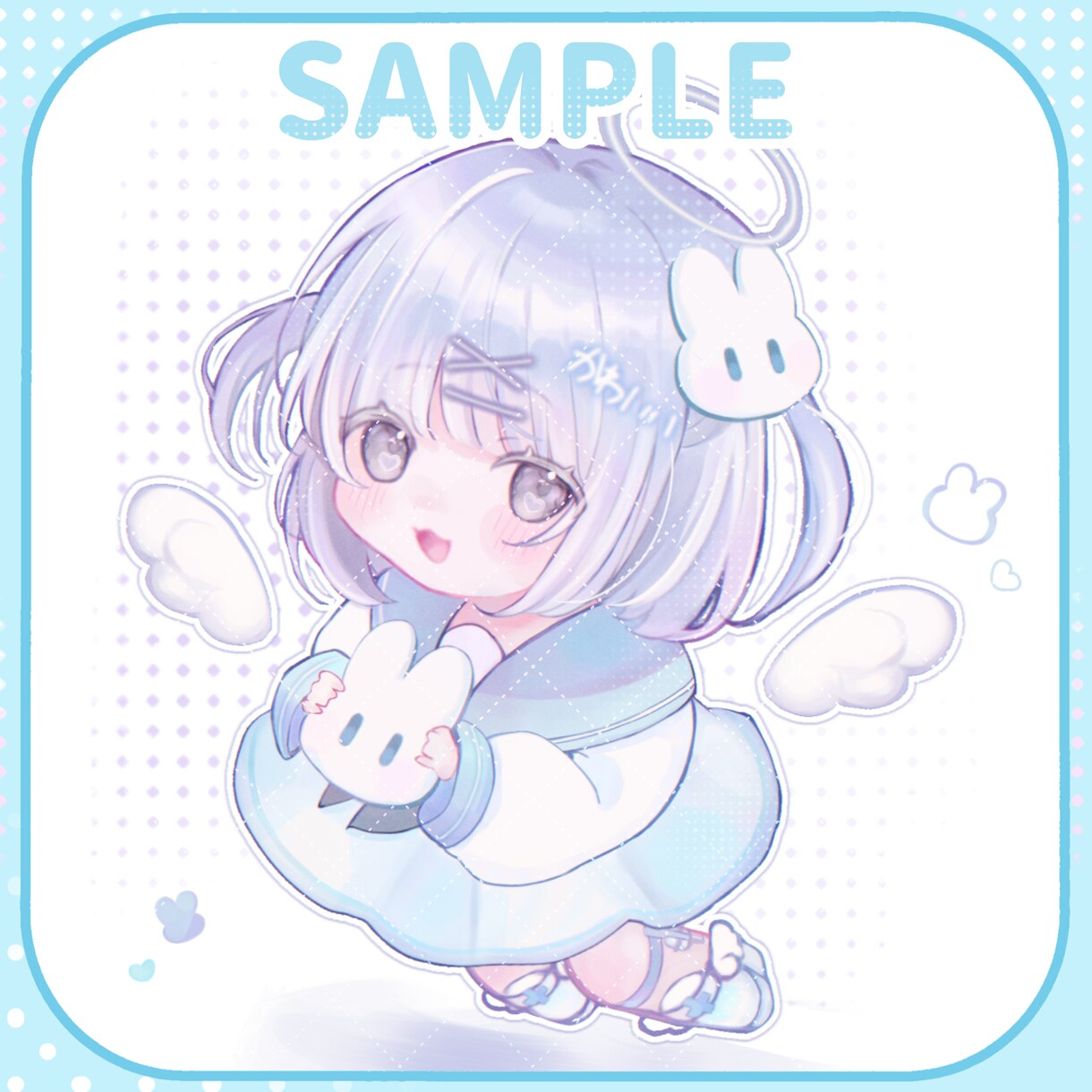ぷにっと！かわいいミニキャライラスト描きます 商用利用可！SNS、アイコン、グッズに♪ イメージ4