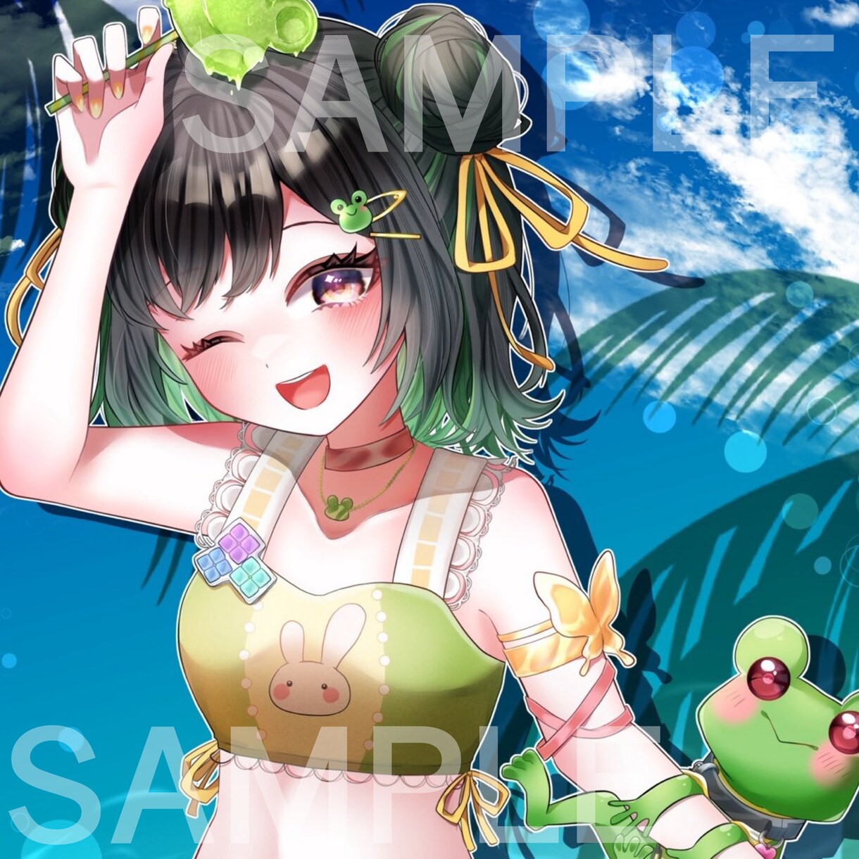 1枚絵／立ち絵等のイラスト描きます 【相談大歓迎】他サイトで実績多数！キラキラかわいいイラスト◎ イメージ3