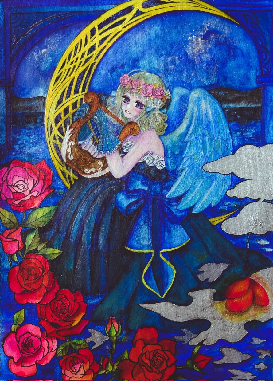 見る詩集のような一枚を｜幻想・心象アート制作します 心のかけらを、幻想と詩の一枚に イメージ3