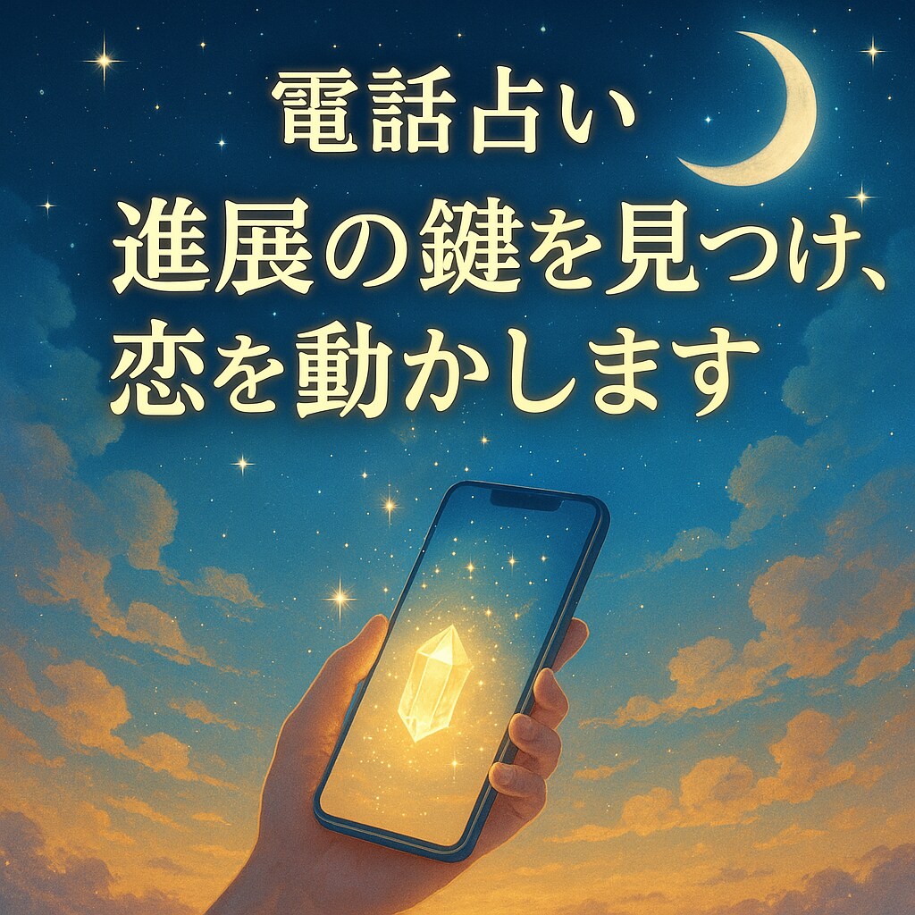 電話占い　進展の鍵を見つけ、恋を動かします 恋を進めるタイミングと行動を詳しくお伝えします イメージ2